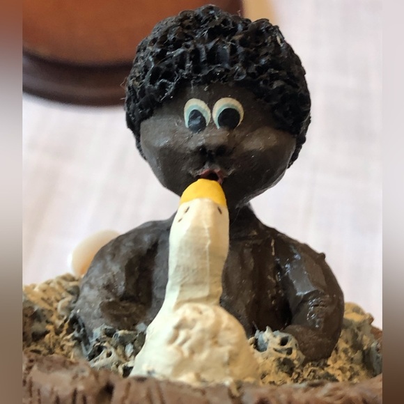 Constance Collection African American Figurine 1985-87 Little Boy and His Duck - Picture 2 of 8